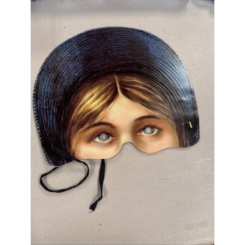 Jane Austen Victorian Diecut Paper Mask, Halloween/Masquerade/Costume